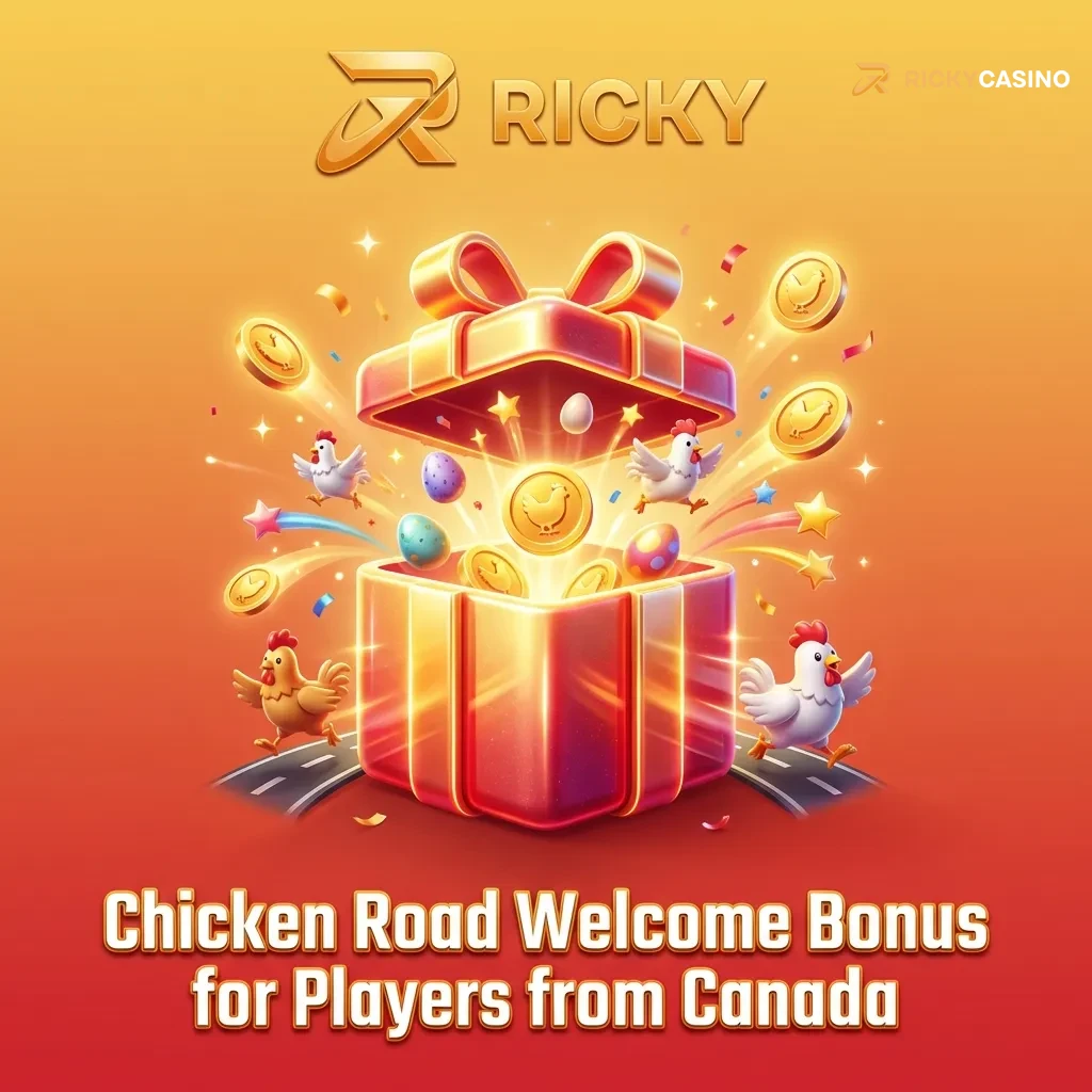 Chicken Road casino welcome bonus: $7500 + 550 free spins for Canadian players on first five deposits of $20 CAD minimum.