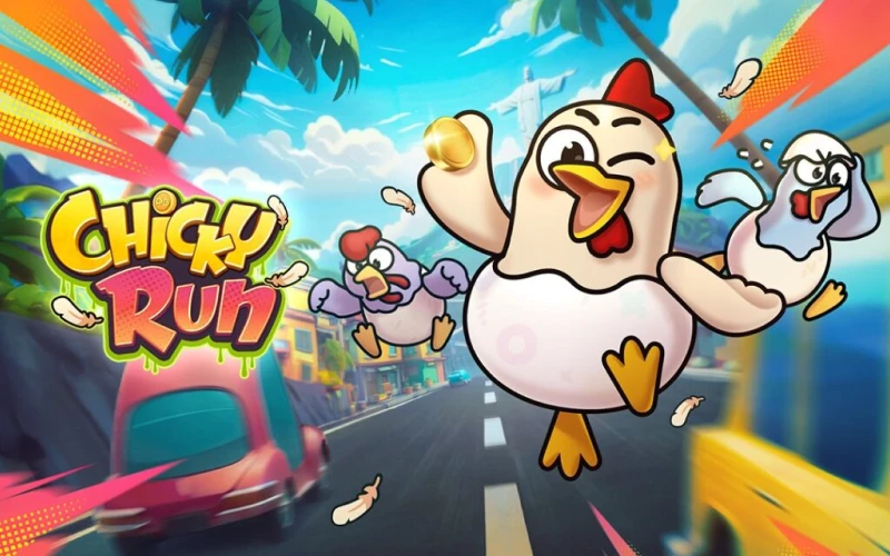 Be lucky and win in the Chicky Run game.