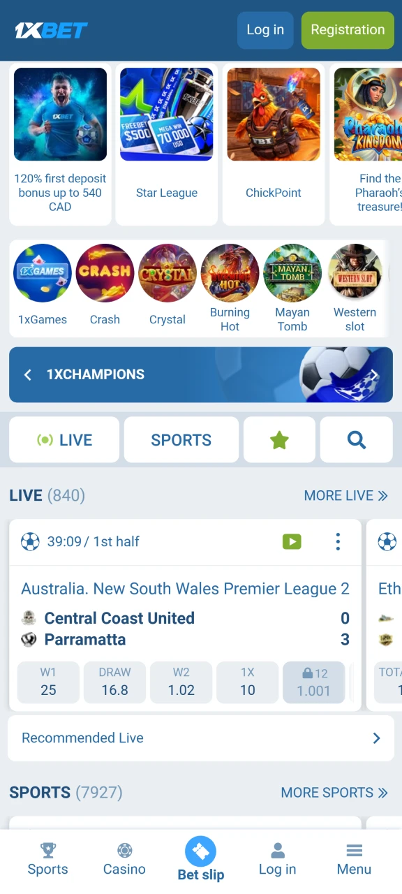 Select your favorite casino where you want to play Chicken Road.