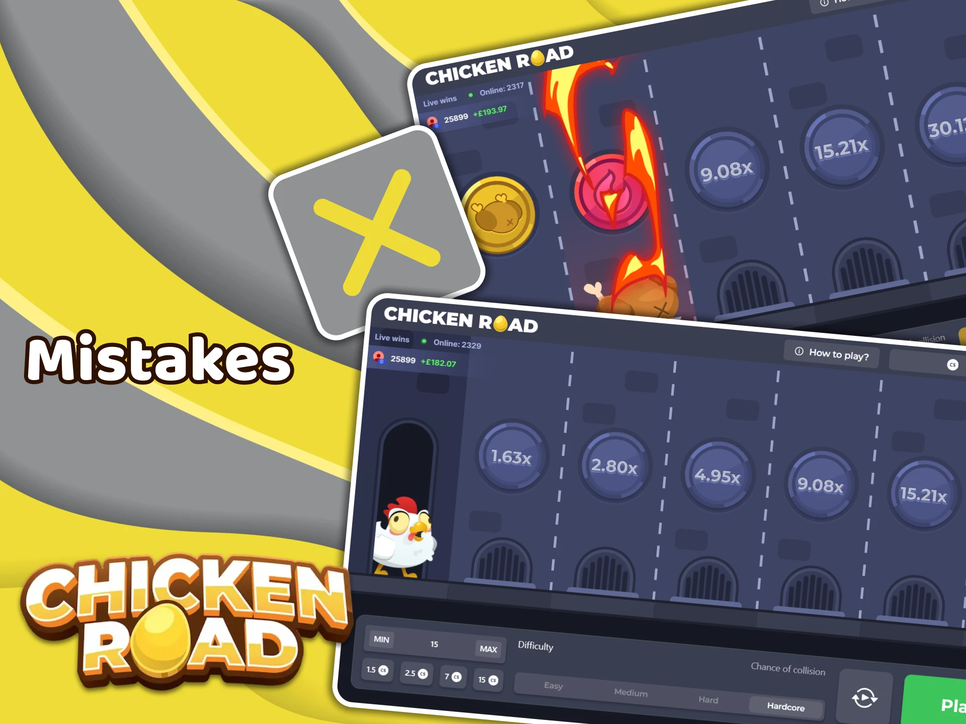 Discover the common mistakes of Chicken Road players.