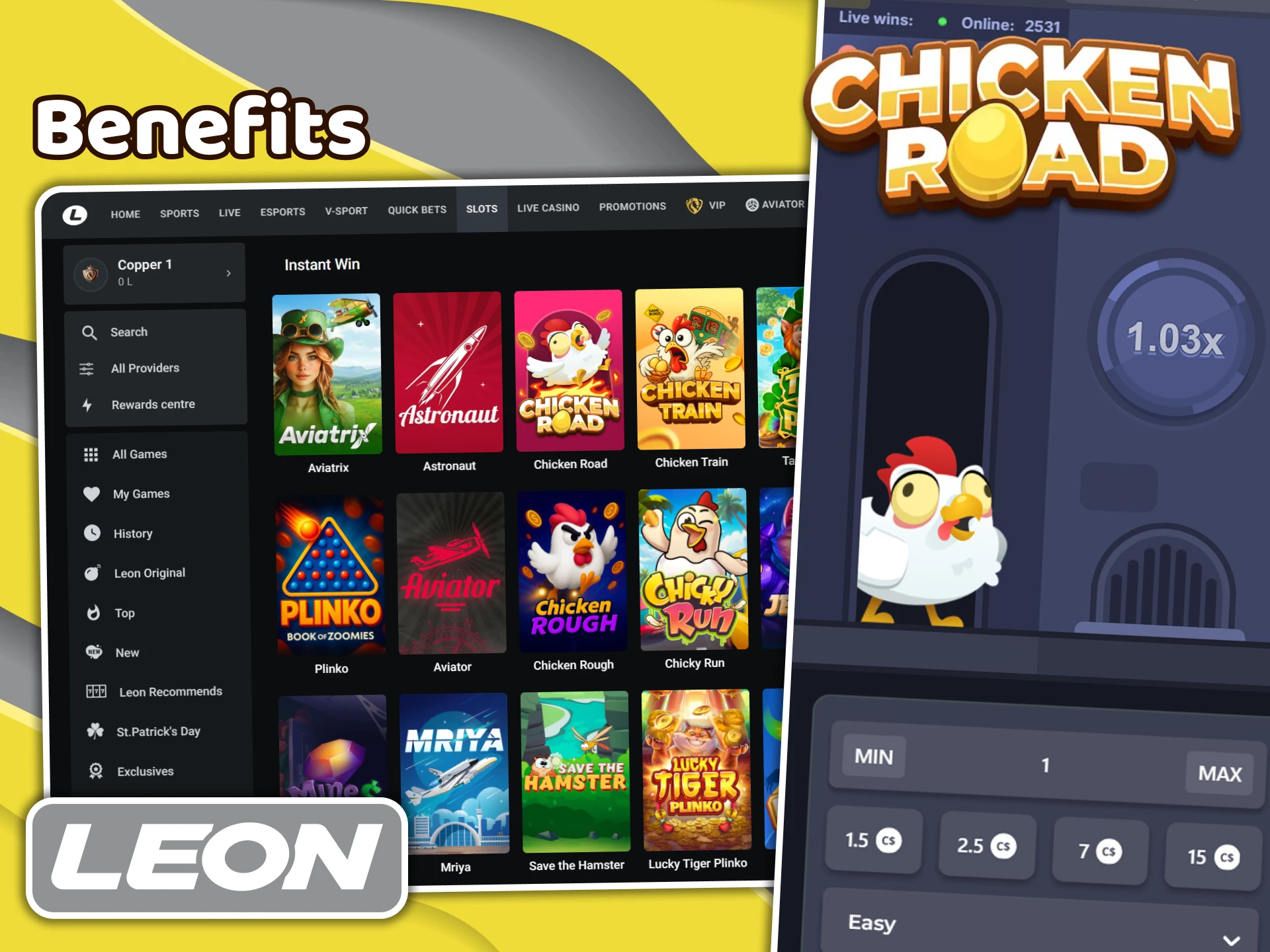 See the main advantages of the Leobet platform from Chicken Road players.